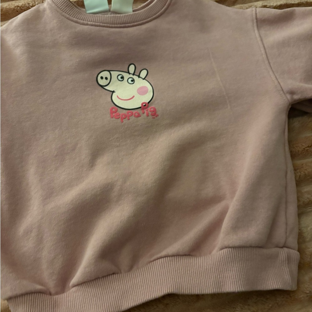 Peppa Pig Blush Pink Kids Sweatshirt